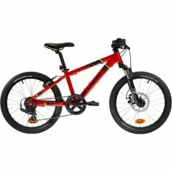 RECONDITIONNĂ - VTT ENFANT ROCKRIDER ST 900 20 POUCES 6-9 ANS ROUGE - TRĂS BON