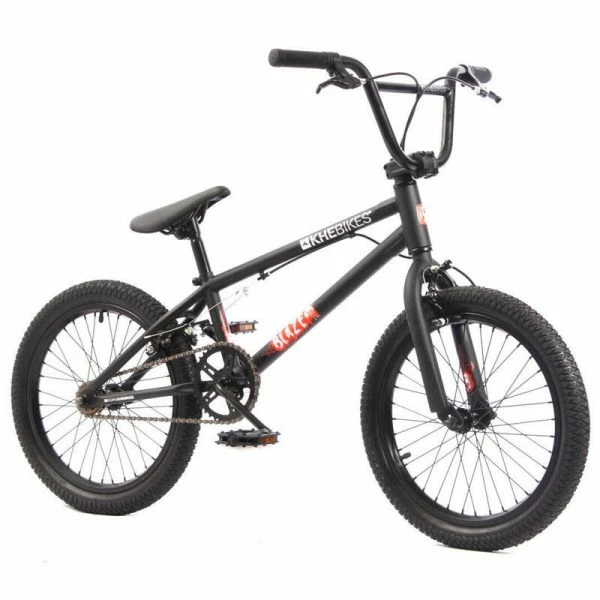 VĂLO BMX BLAZE ENFANT NOIR 10,2KG 18" KHEBIKES â Image 2