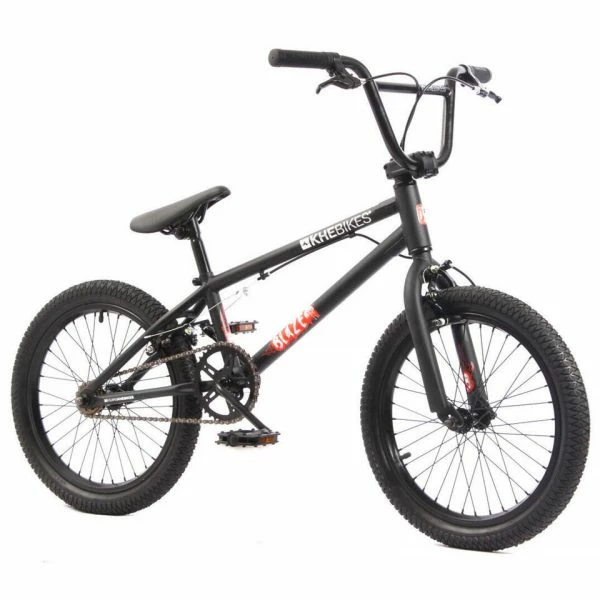 VĂLO BMX BLAZE ENFANT NOIR 10,2KG 18" KHEBIKES â Image 5
