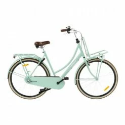 VĂLO DE TRANSPORT NOGAN VINTAGE N3 - FEMME - 50 CM - VERT CLAIR