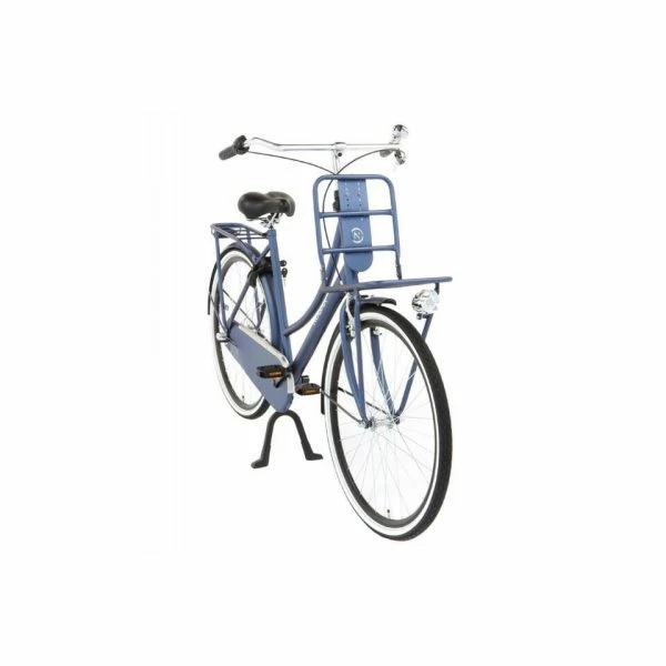VĂLO DE TRANSPORT NOGAN VINTAGE N3 - FEMME - 57 CM - BLUE MAT â Image 3