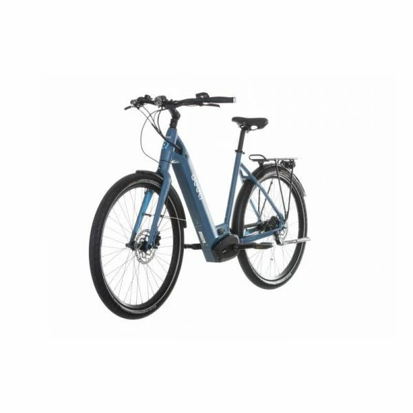 VÉLO DE VILLE ÉLECTRIQUE BEEQ E800 CADRE BAS BLEU – Image 2