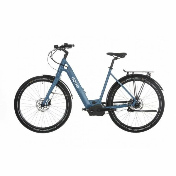 VÉLO DE VILLE ÉLECTRIQUE BEEQ E800 CADRE BAS BLEU – Image 3