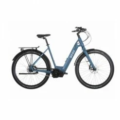 VÉLO DE VILLE ÉLECTRIQUE BEEQ E800 CADRE BAS BLEU