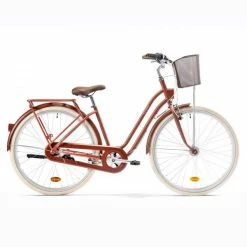 VELO DE VILLE ELOPS 540 CADRE BAS ROUGE BRIQUE