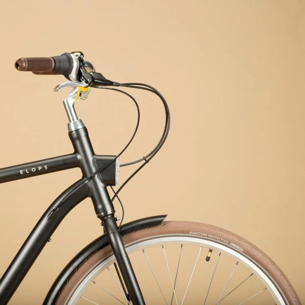 VELO DE VILLE ELOPS 900 CADRE HAUT ALUMINIUM NOIR â Image 9