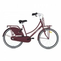 VÉLO ENFANT NOGAN VINTAGE N3 - 24 POUCES - ROUGE MAT