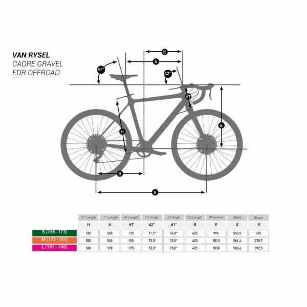 VELO GRAVEL EDR OFFROAD VAN RYSEL GRX 1X â Image 2