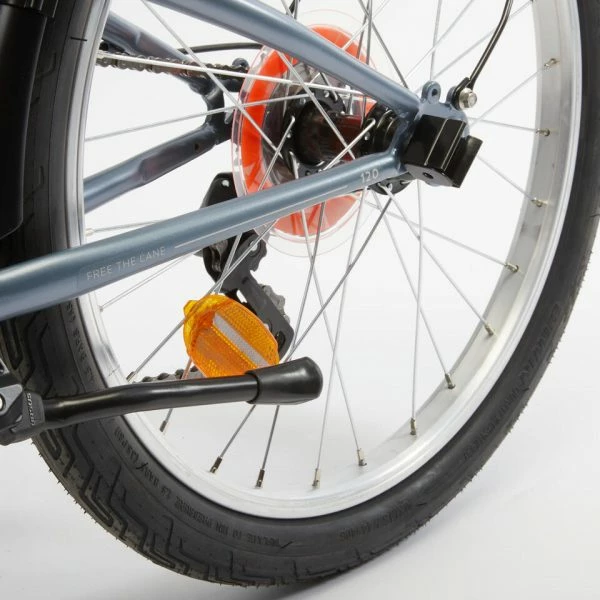 VELO PLIANT OXYLANE 120 GRIS â Image 16