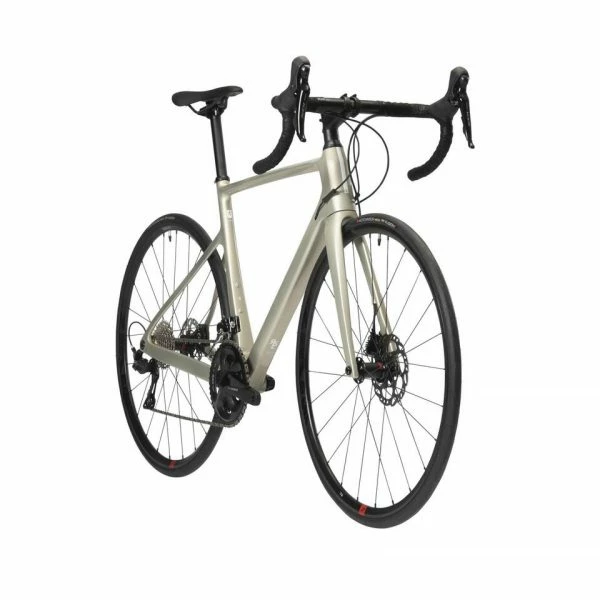 VÉLO ROUTE FEMME EDR CARBONE DISC SHIMANO 105 BEIGE – Image 3