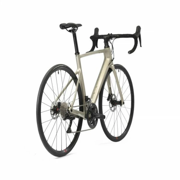 VÉLO ROUTE FEMME EDR CARBONE DISC SHIMANO 105 BEIGE – Image 4
