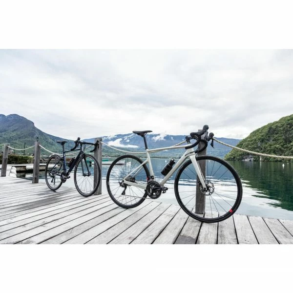 VÉLO ROUTE FEMME EDR CARBONE DISC SHIMANO 105 BEIGE – Image 10