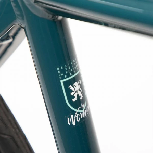 VÉLO ROUTE FEMME REGULAR TRIBAN - VERT – Image 3