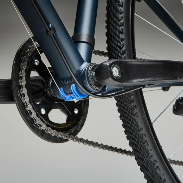 VÉLO TOUT CHEMIN RIVERSIDE 500 BLEU NUIT – Image 9