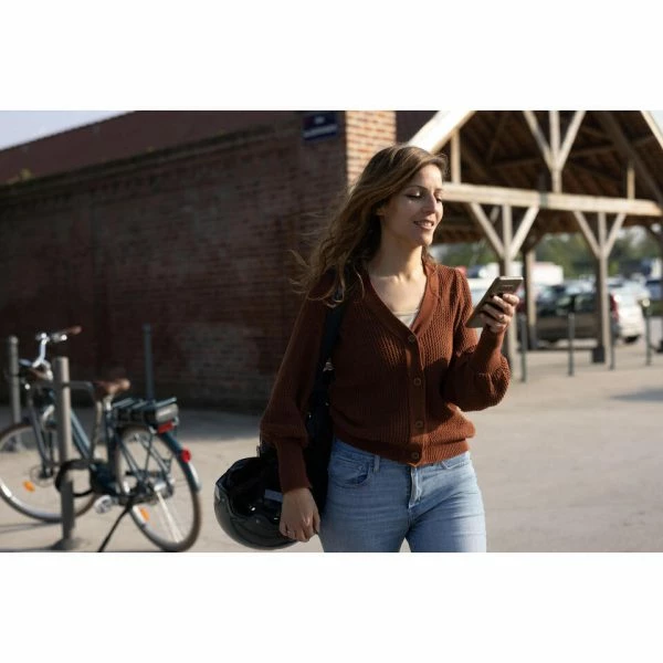 VÉLO VILLE ÉLECTRIQUE CONNECTÉ ELOPS 920 E CONNECT LF VERT FONCÉ – Image 26