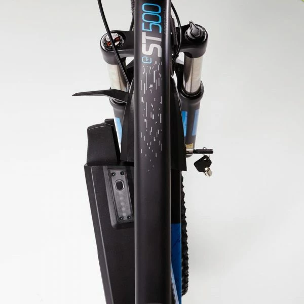VÉLO VTT ÉLECTRIQUE E-ST 500 V2 NOIR BLEU 27,5" – Image 7