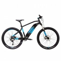 VĂLO VTT ĂLECTRIQUE E-ST 500 V2 NOIR BLEU 27,5"