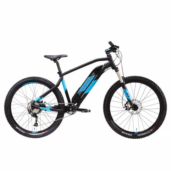 VÉLO VTT ÉLECTRIQUE E-ST 500 V2 NOIR BLEU 27,5"