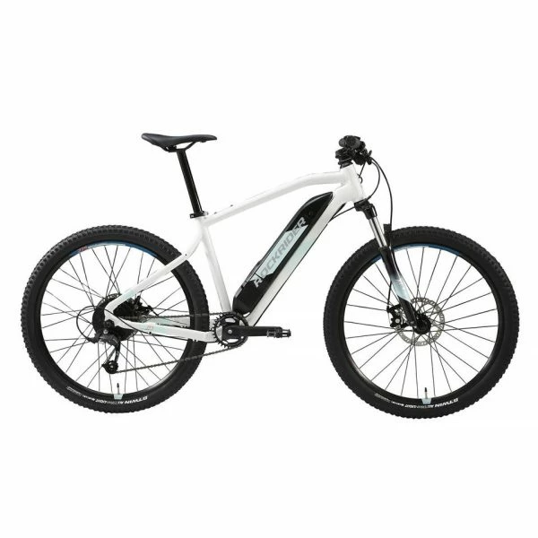 VÉLO VTT ÉLECTRIQUE E-ST100 FEMME BLANC 27''5