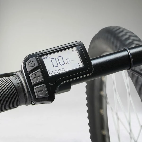 VÉLO VTT ÉLECTRIQUE E-ST100 FEMME BLANC 27''5 – Image 7