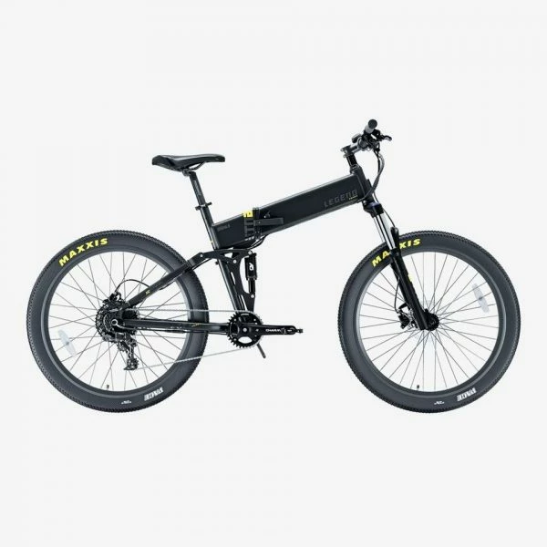 VÉLO VTT ÉLECTRIQUE PLIANT 27,5" SMARTBIKE - LEGEND ETNA 14AH GRIS – Image 3