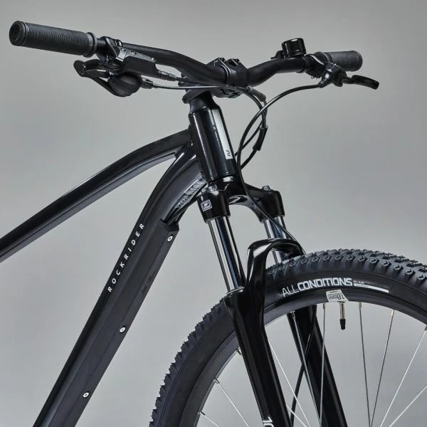 VÉLO VTT RANDONNÉE EXPLORE 500 NOIR 29" – Image 4