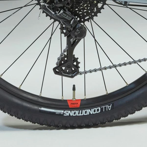 VÉLO VTT RANDONNÉE EXPLORE 520 GRIS ROUGE 29" – Image 8