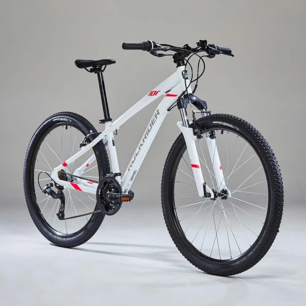 VÉLO VTT ST 100 FEMME BLANC ROSE 27,5" – Image 2