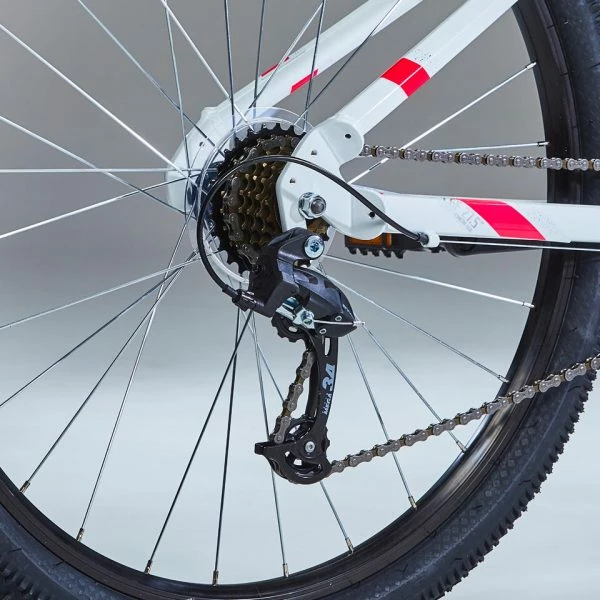 VÉLO VTT ST 100 FEMME BLANC ROSE 27,5" – Image 9