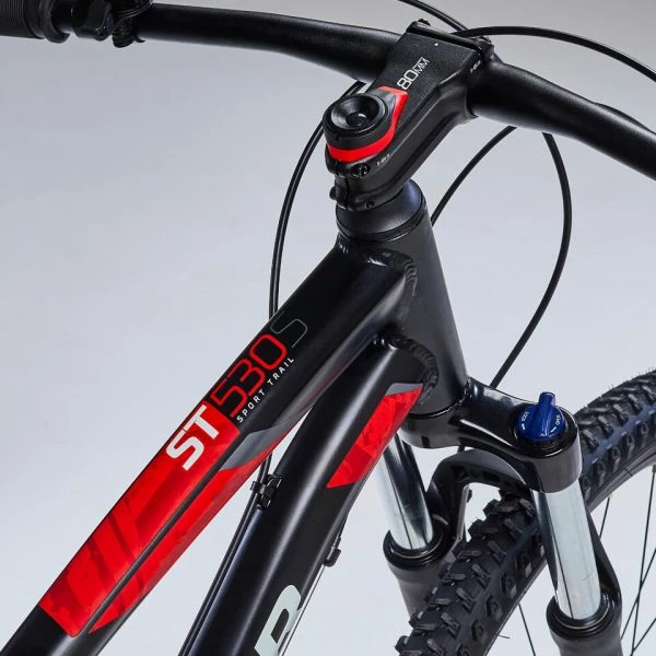 VÉLO VTT ST 530 S NOIR ROUGE 27,5" – Image 5